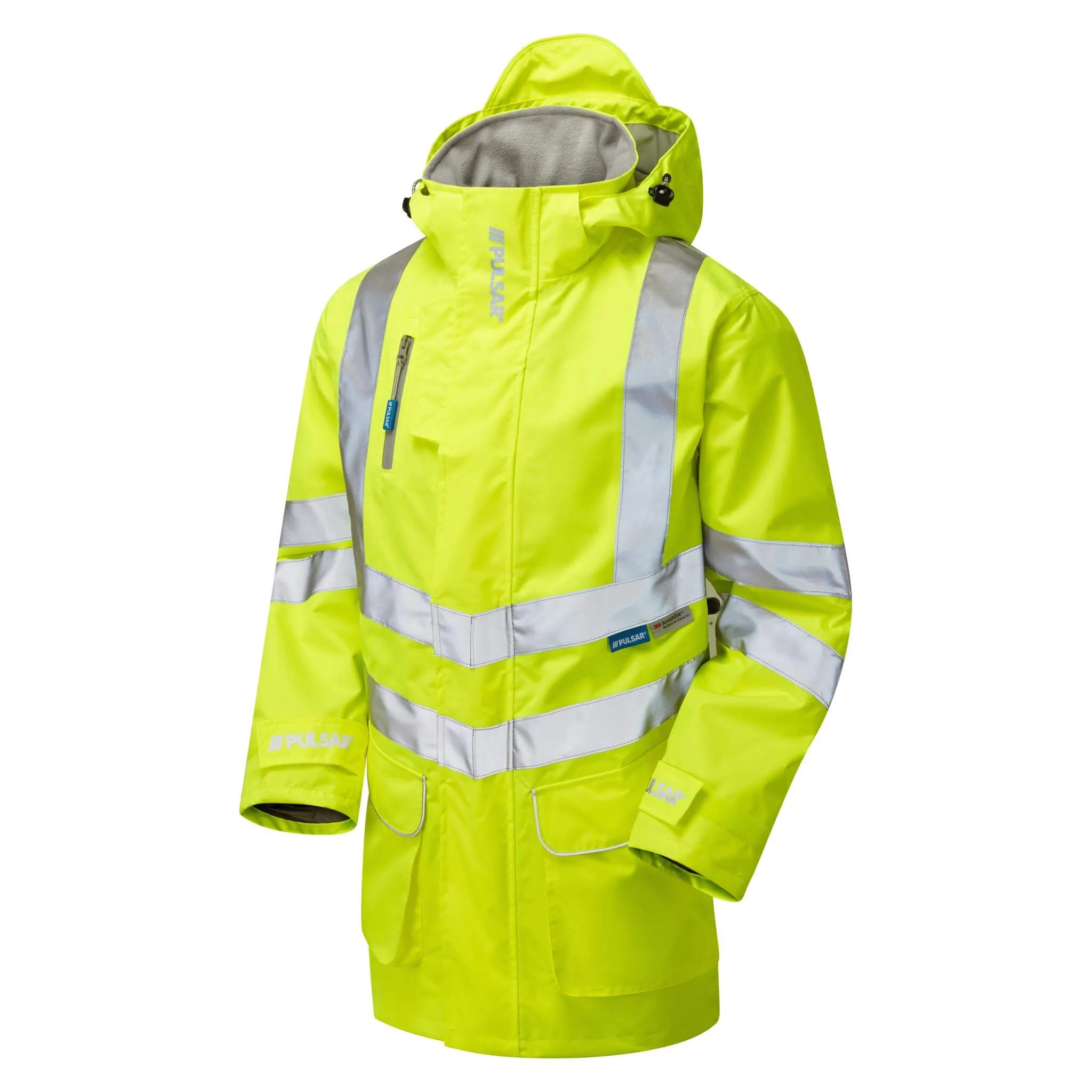 PULSAR P421 Hi Vis Unlined Waterproof Storm Coat - Sale