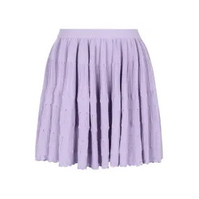 Purple Ballet Style Knitted Skirt