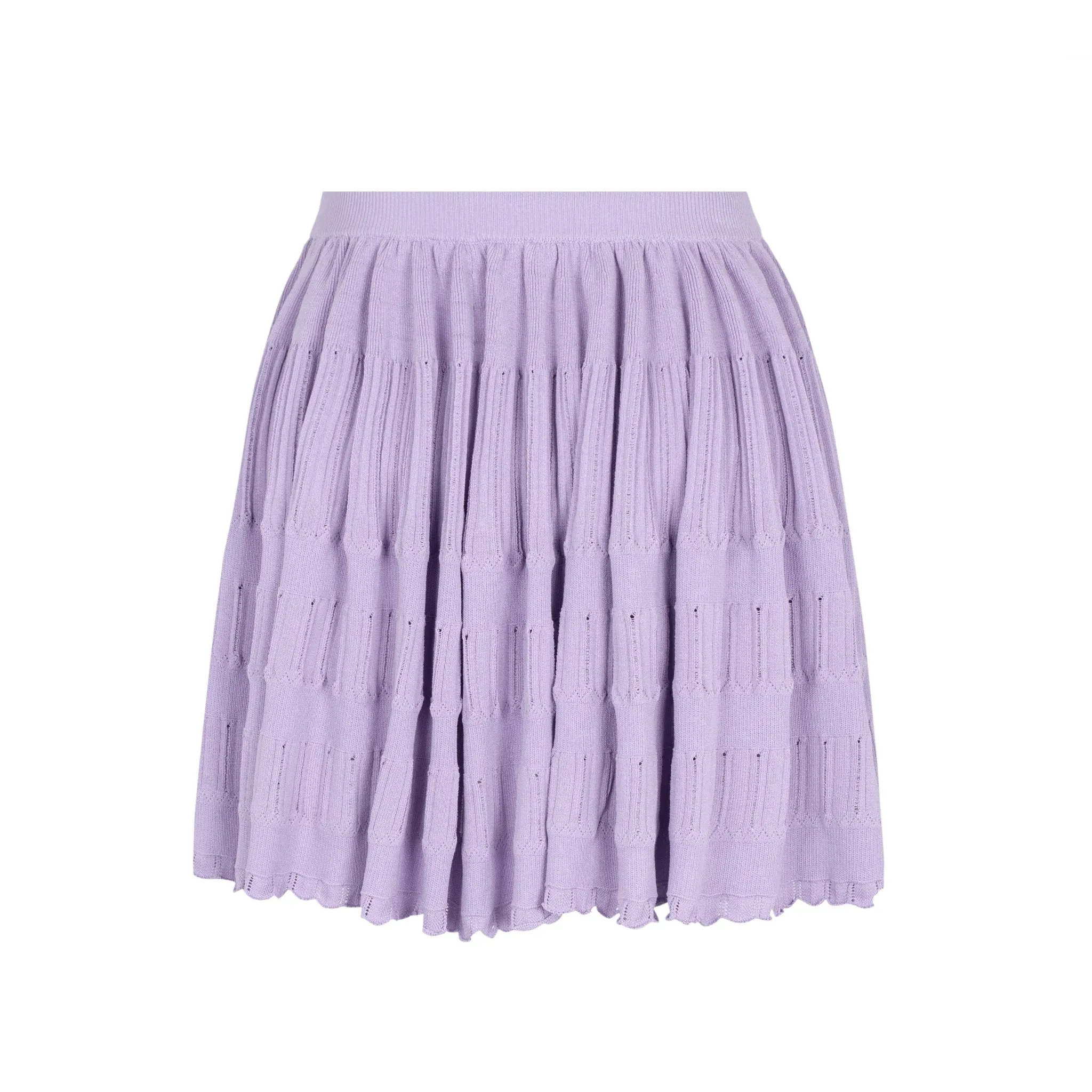 Purple Ballet Style Knitted Skirt