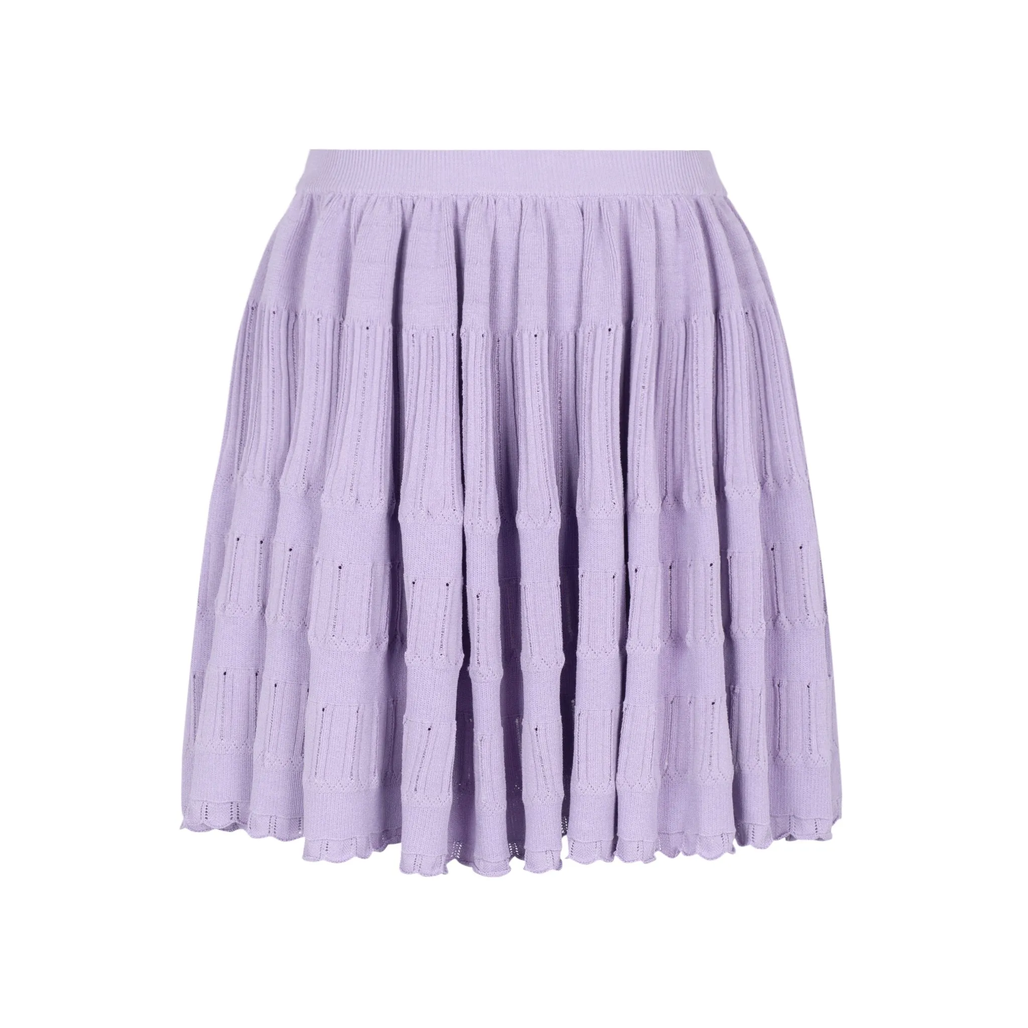 Purple Ballet Style Knitted Skirt