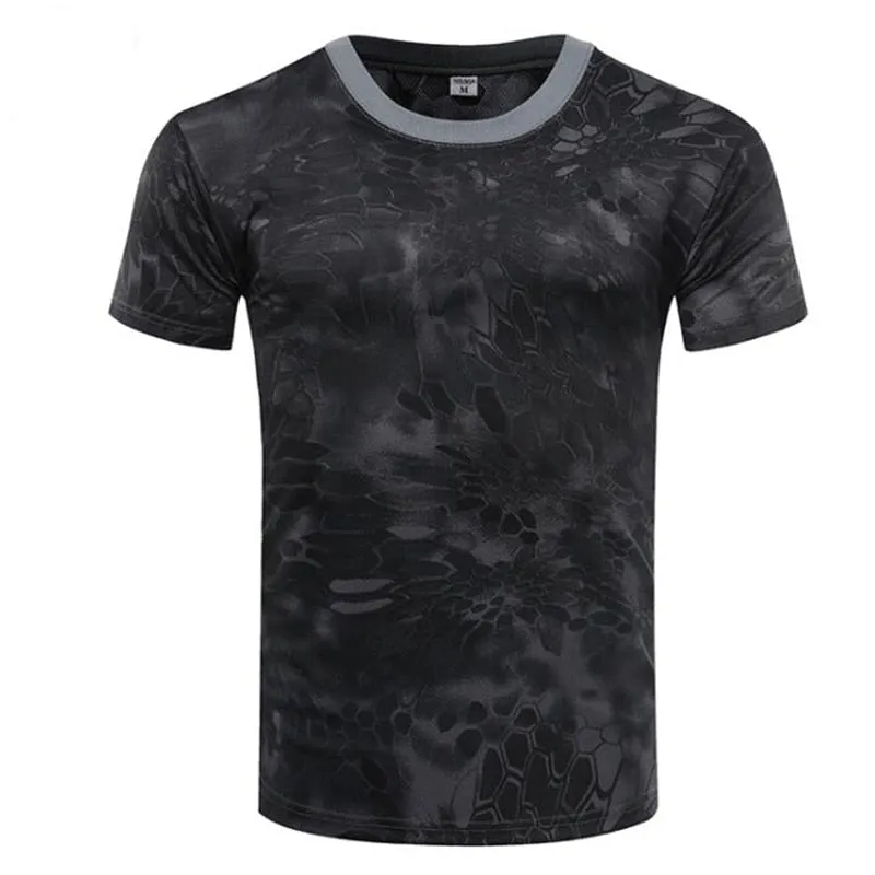 Quick Dry Camouflage T-Shirt for Men - Summer Collection
