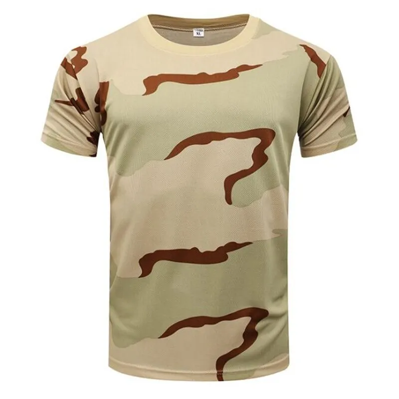 Quick Dry Camouflage T-Shirt for Men - Summer Collection