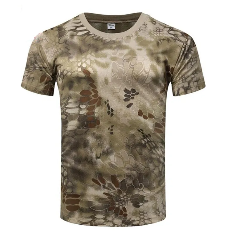 Quick Dry Camouflage T-Shirt for Men - Summer Collection