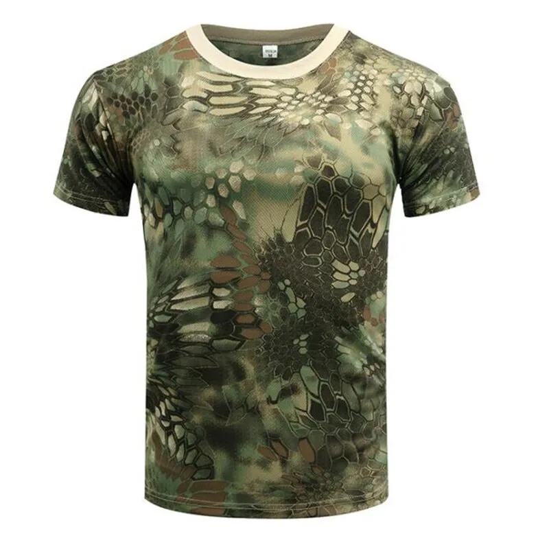 Quick Dry Camouflage T-Shirt for Men - Summer Collection