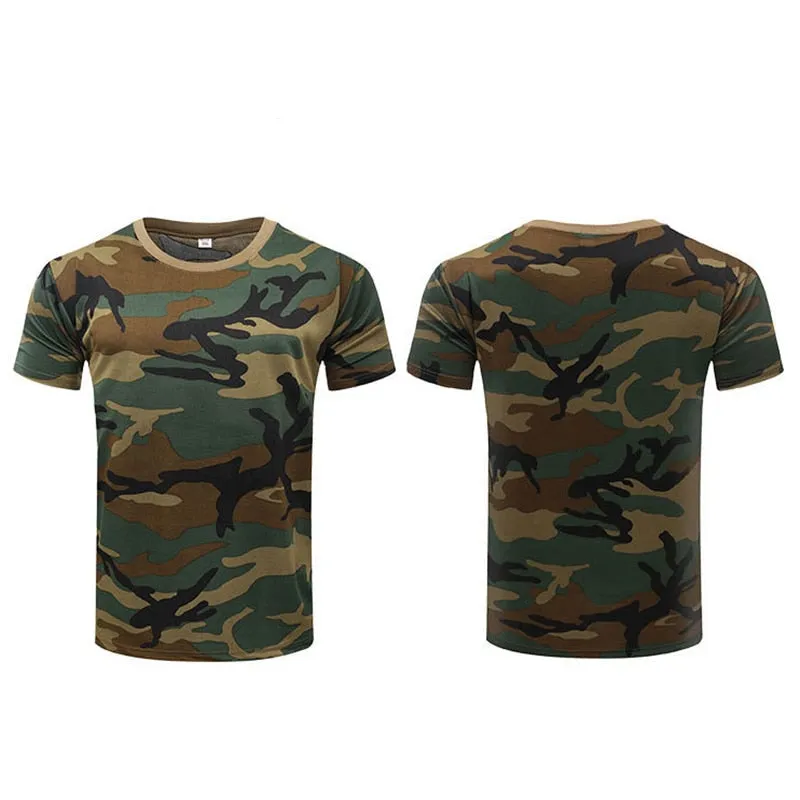 Quick Dry Camouflage T-Shirt for Men - Summer Collection