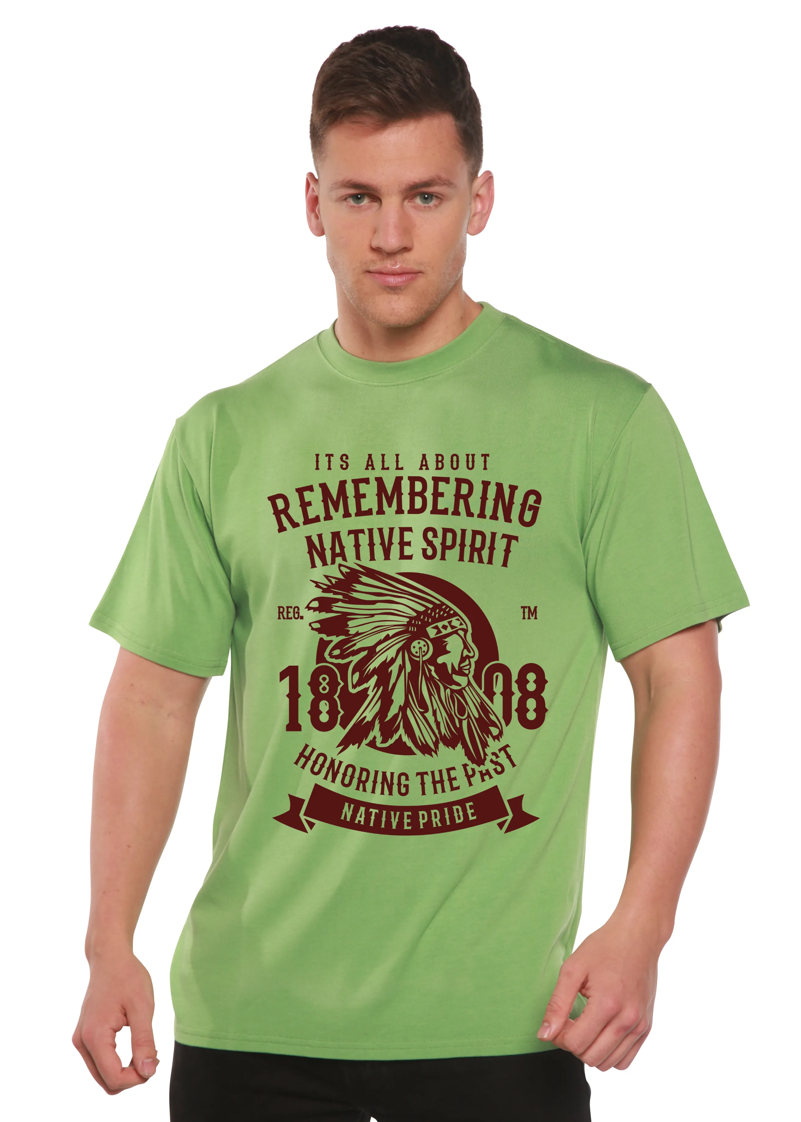Remembering Spun Bamboo® Men's Bamboo Viscose/Organic Cotton Short Sleeve Graphic T-Shirt