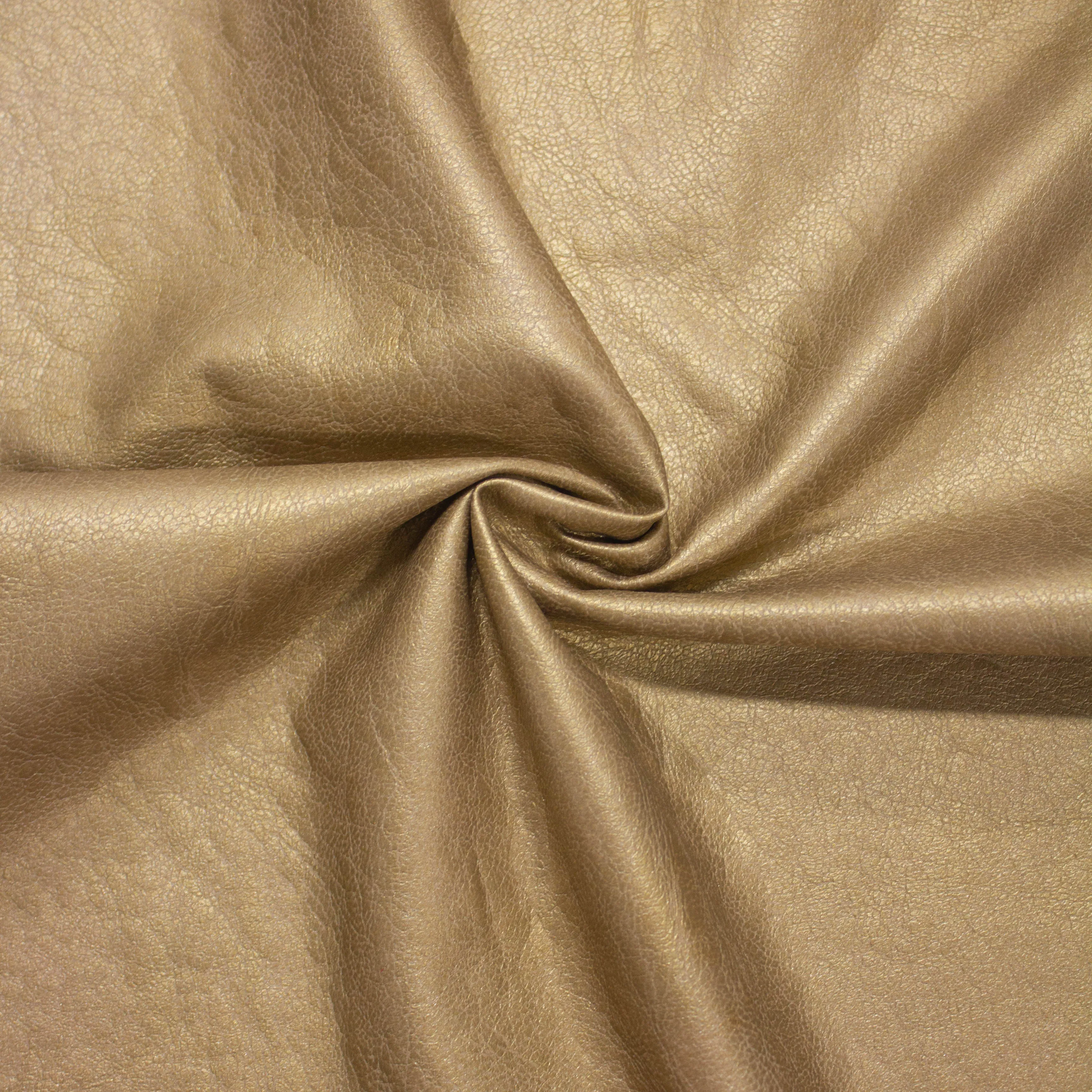 Sahyr Gold Faux Leather Stretch