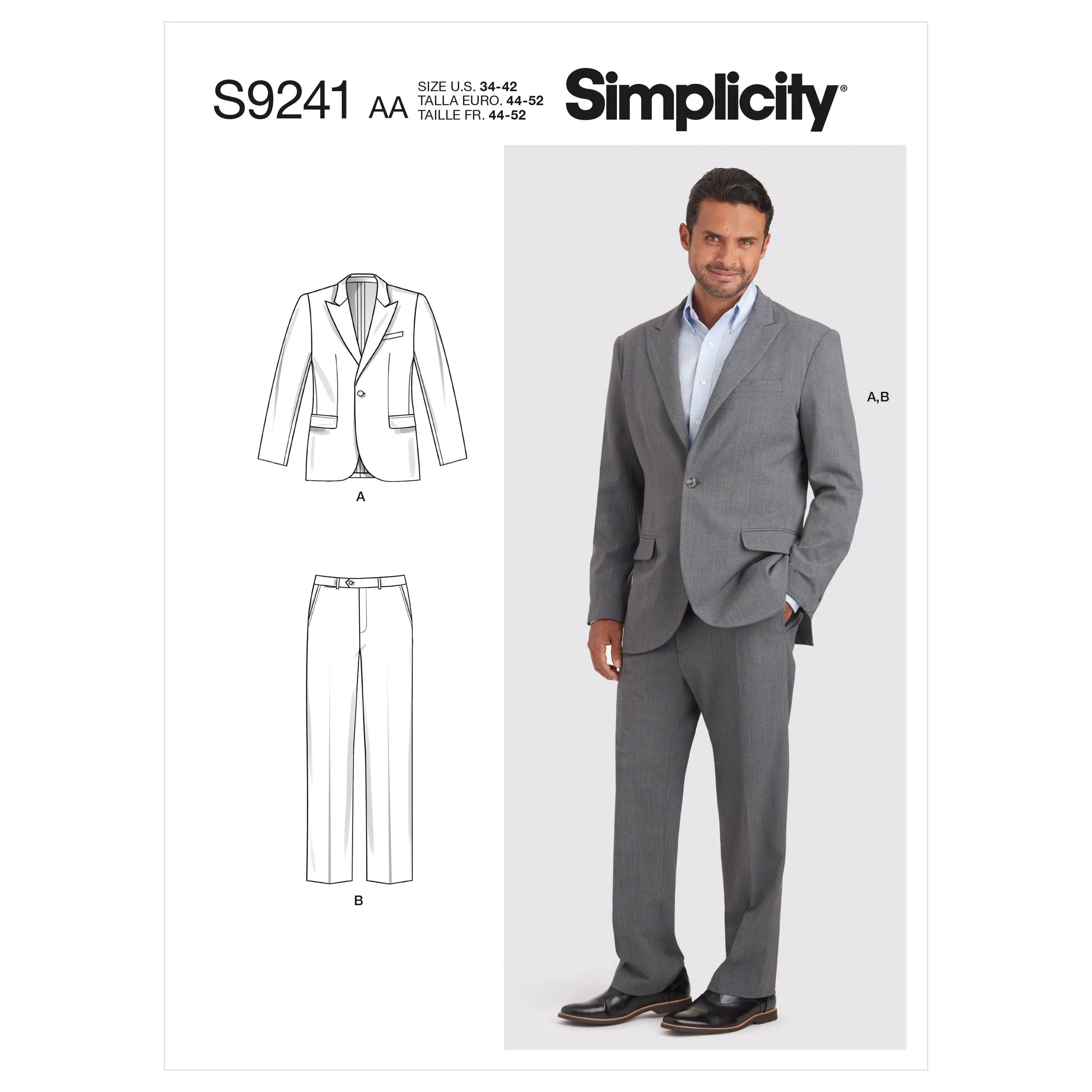Simplicity Pattern 9241 Men's uit