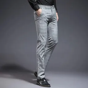 Slim Fit Plaid Pants