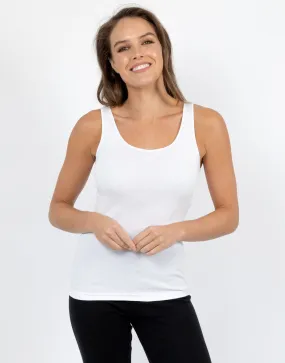 Soft Australian Cotton Vest - White