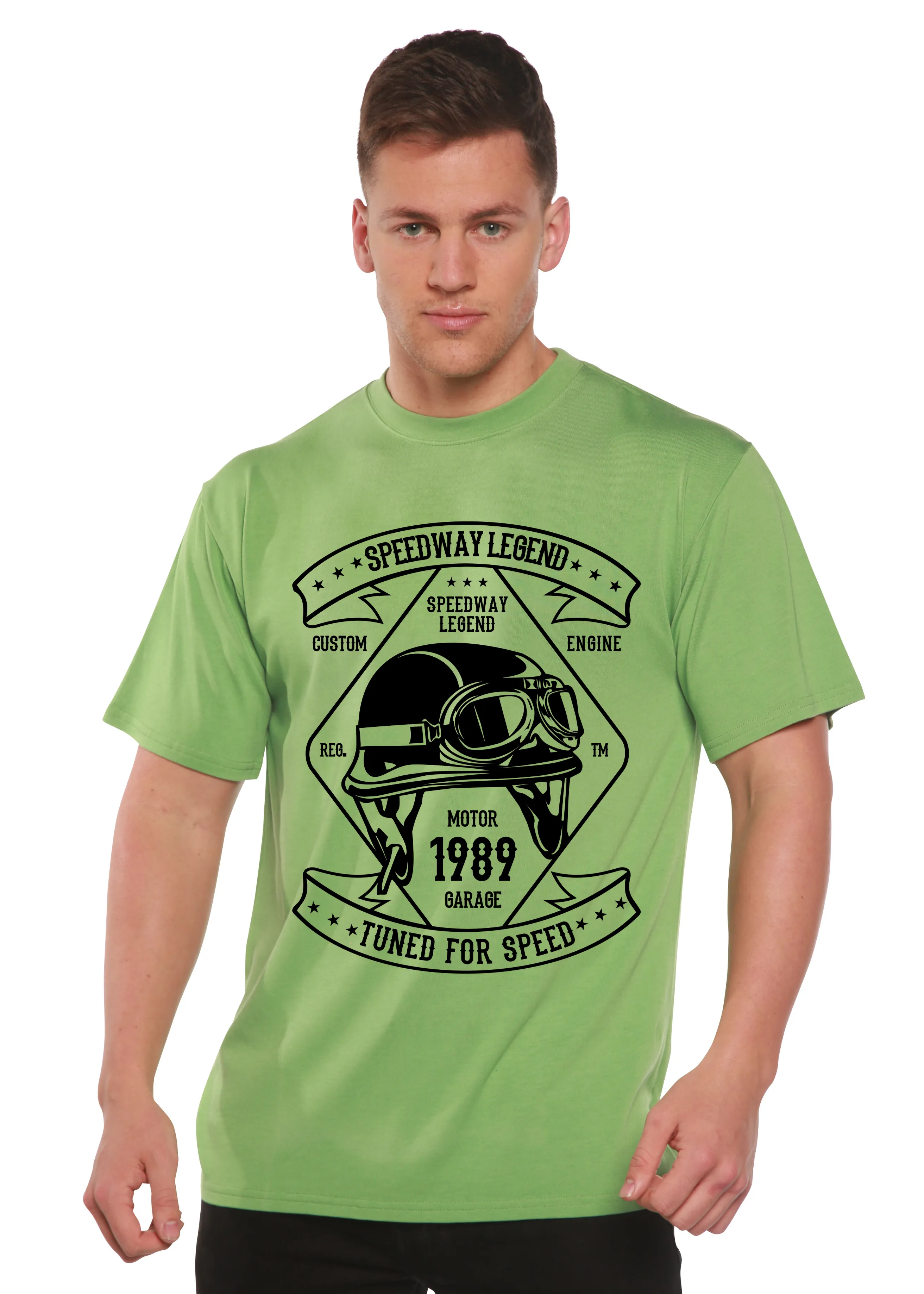 Speedway Legend Spun Bamboo® Men's Bamboo Viscose/Organic Cotton Short Sleeve Graphic T-Shirt