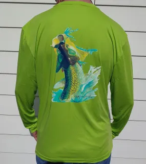 Tarpon Long Sleeve Quick Dry Crewneck T-Shirt