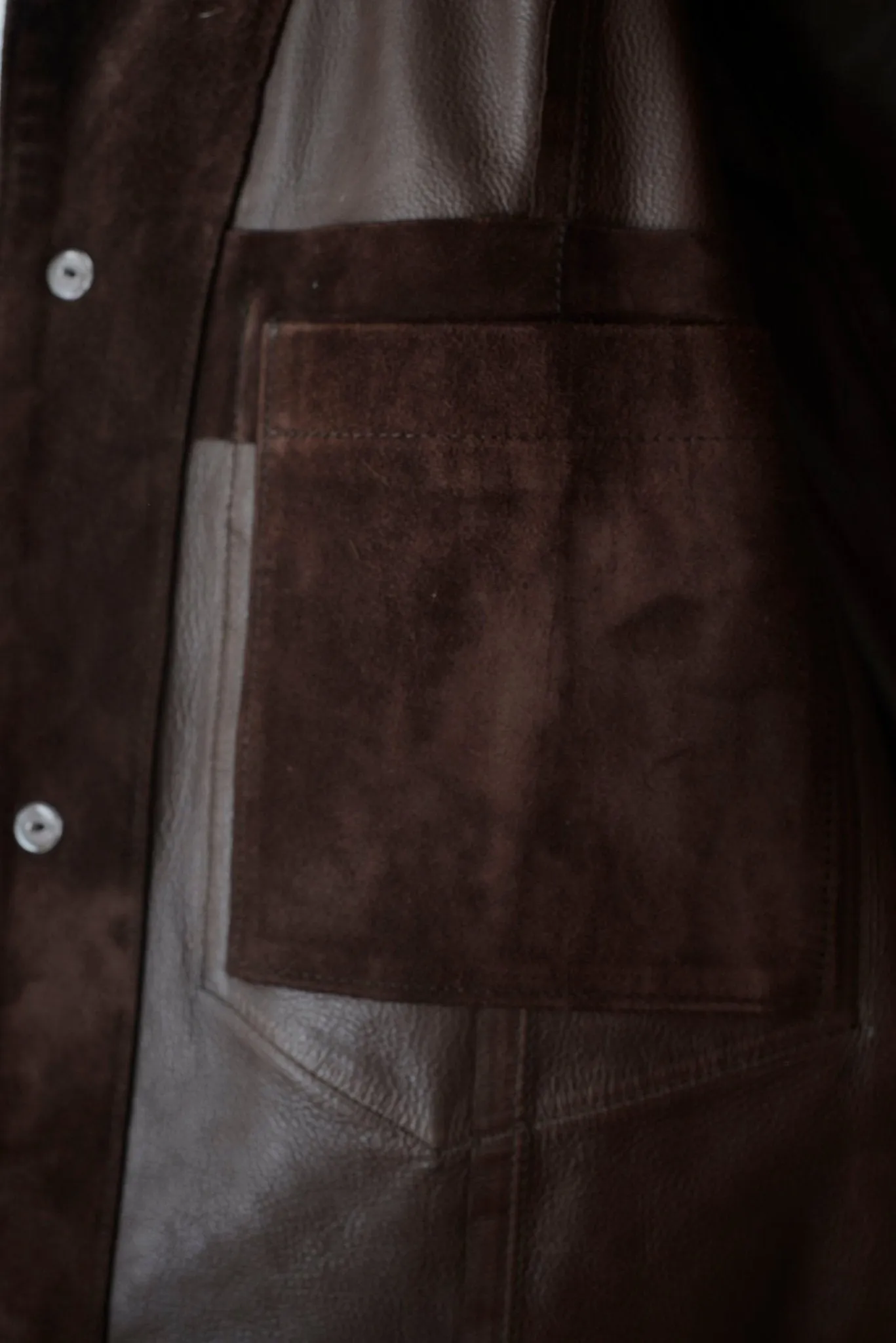 The Walden: Brown Lustro Suede