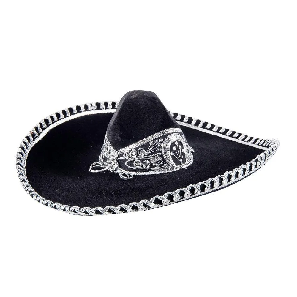 Traje de Charro para Hombre (TODO INCLUIDO) Color Negro y Plata imp-72130