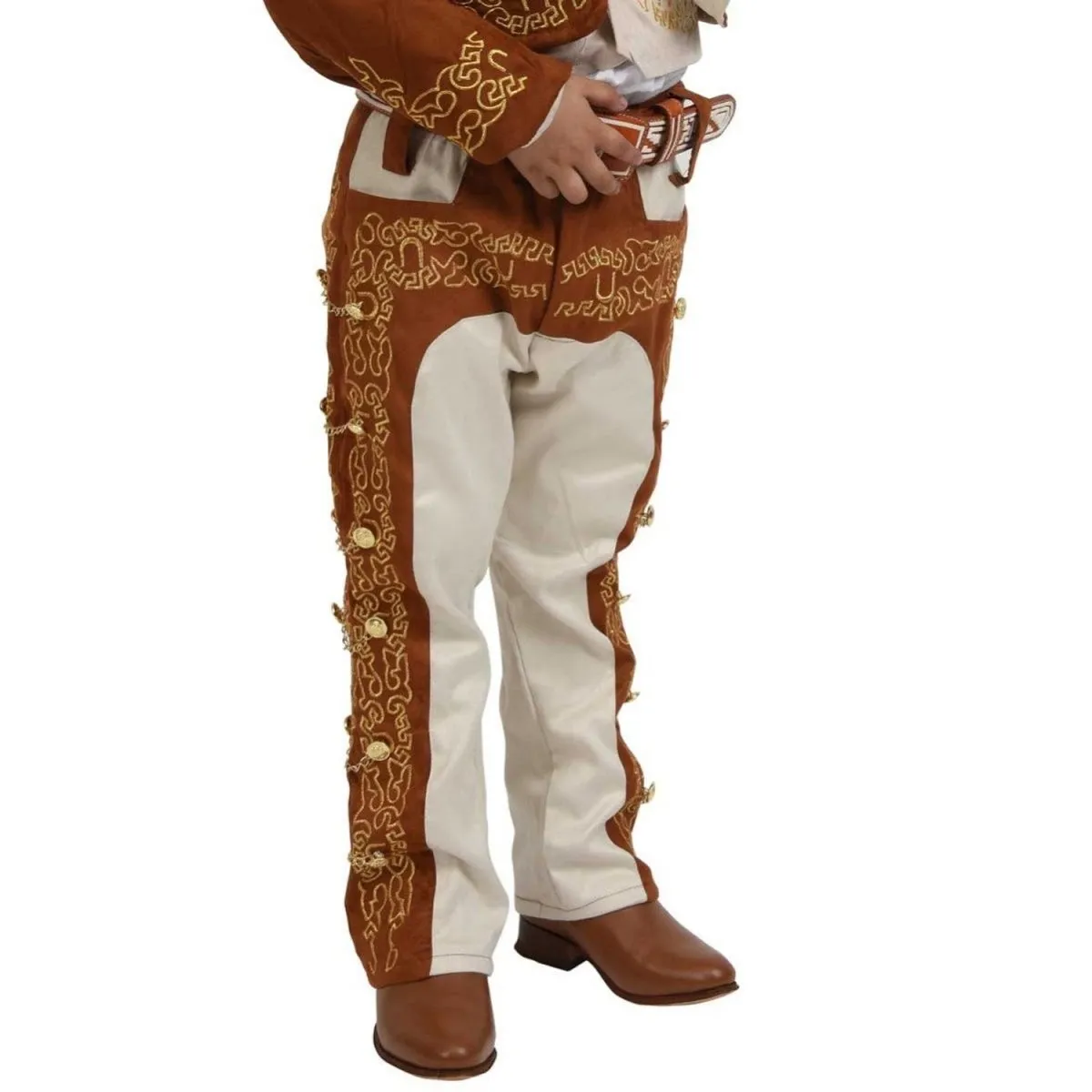 Traje de Charro para Niño de 3 Piezas Color Miel WD-941