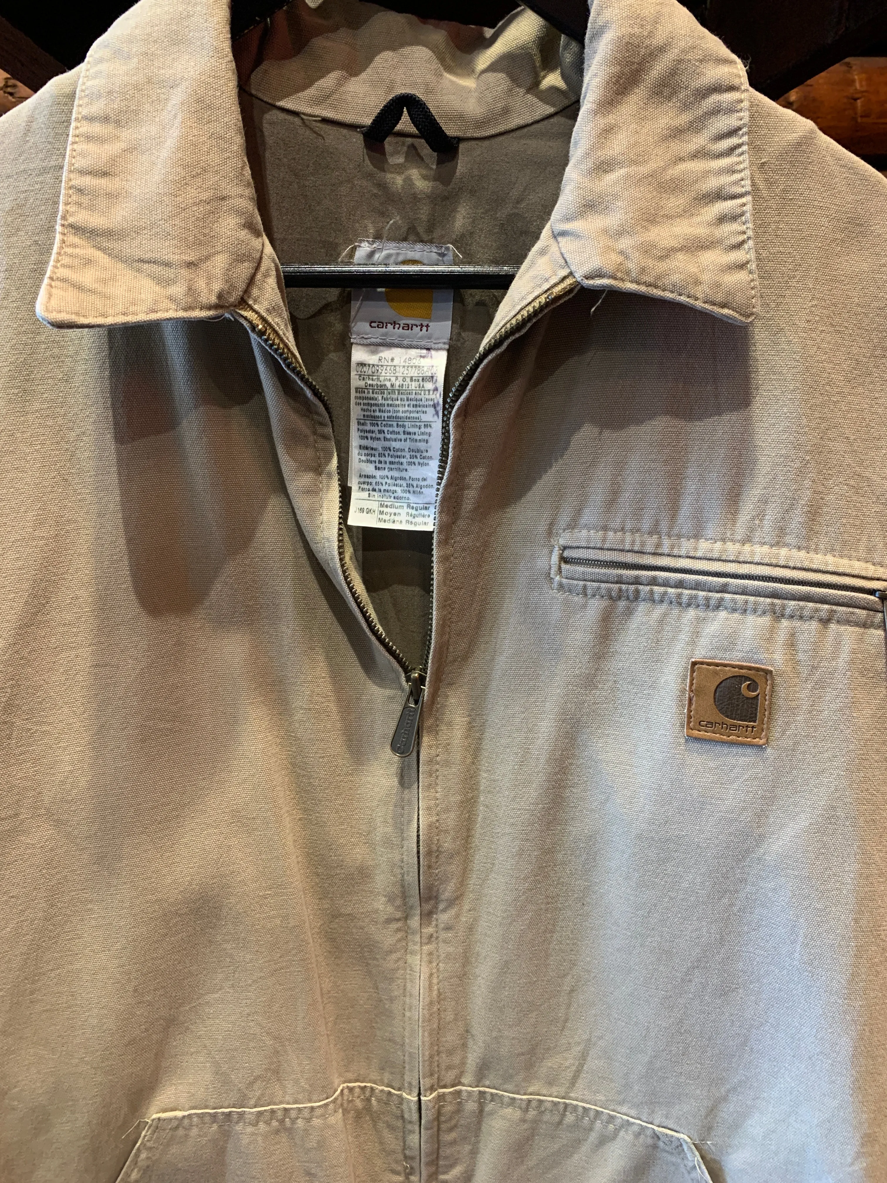 Vintage Carhartt Lightweight Cotton Drill Jacket, Medium Reg