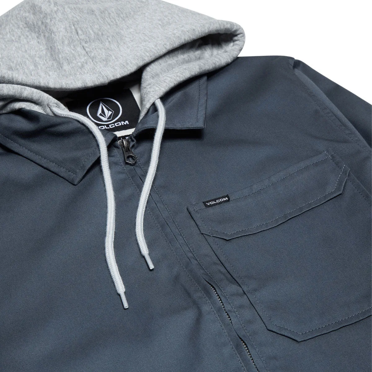 Volcom Korman Hooded Jacket - Dark Slate