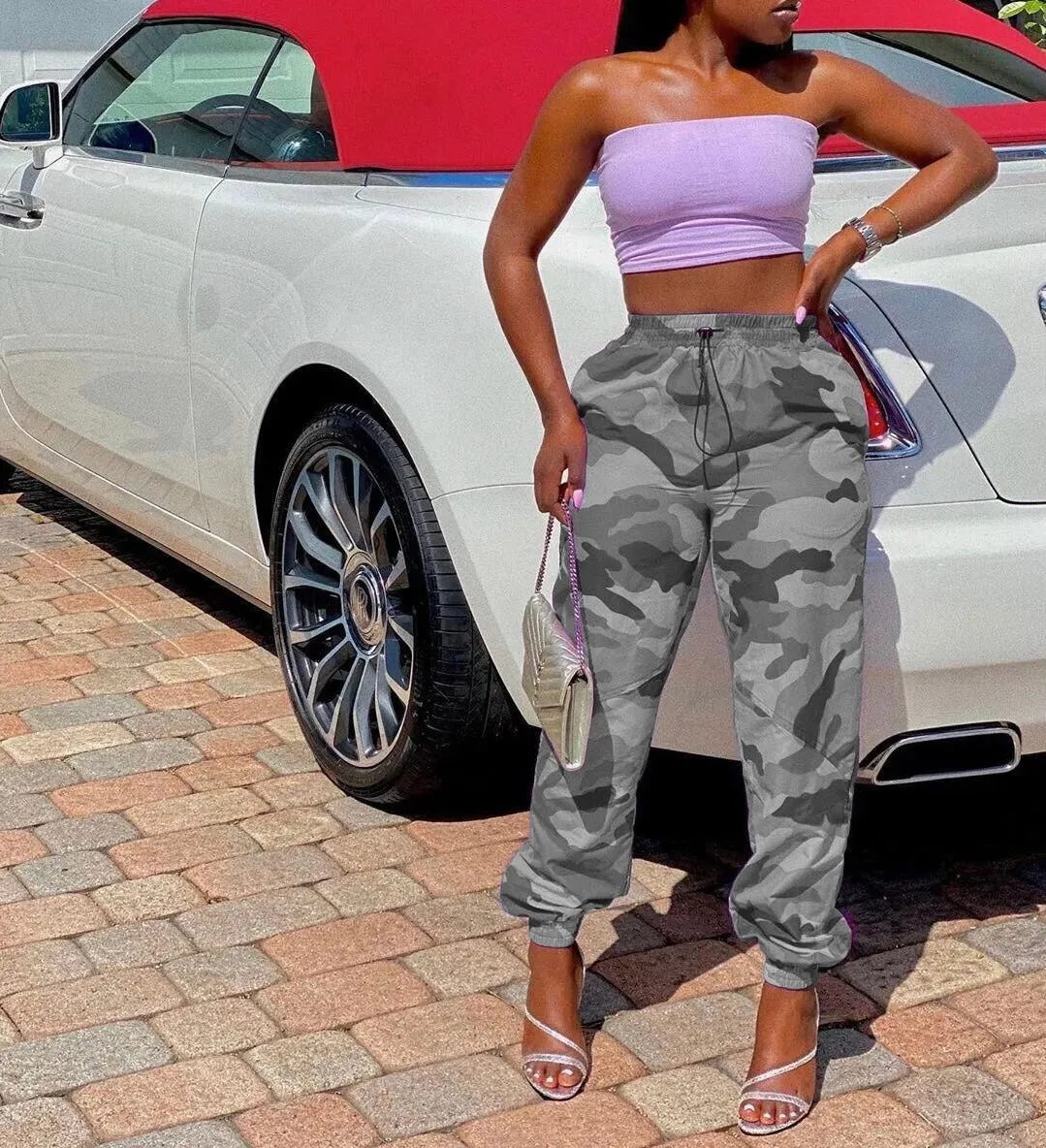 Women’s Colored Army Fatigue Joggers