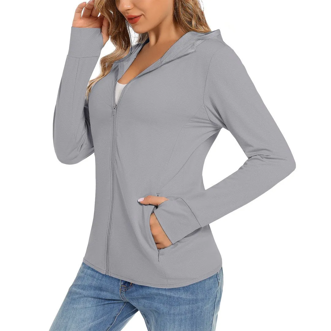 Women's Sun Protection Golf Shirts Quick Dry Long Sleeve