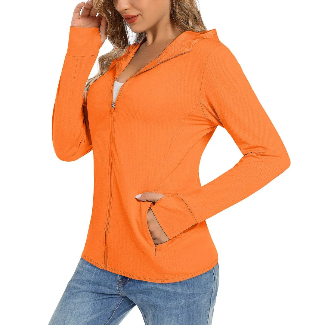 Women's Sun Protection Golf Shirts Quick Dry Long Sleeve