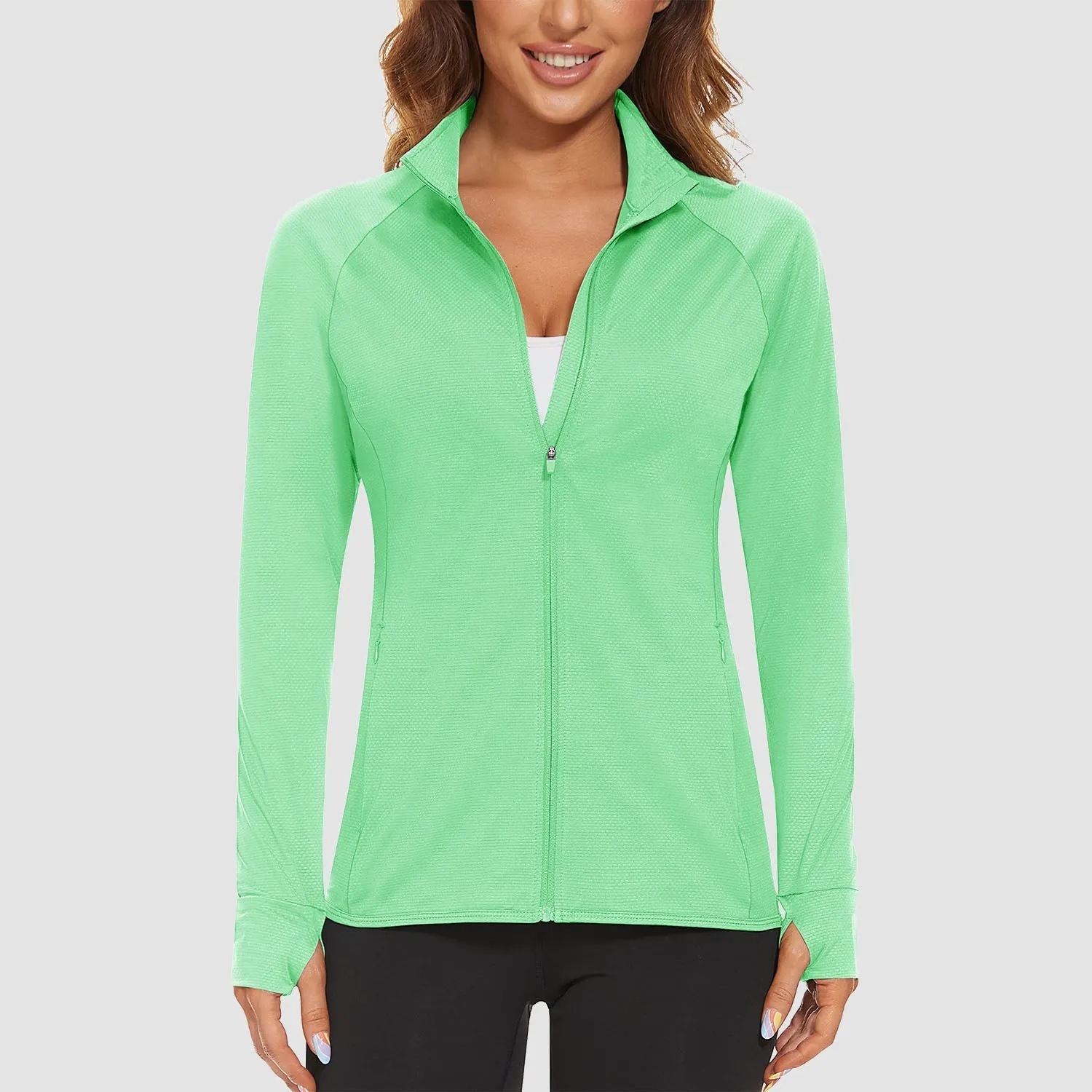 Women's Sun Protection Tennis Jacket Lightweight UPF50  Long Sleeve Shirts