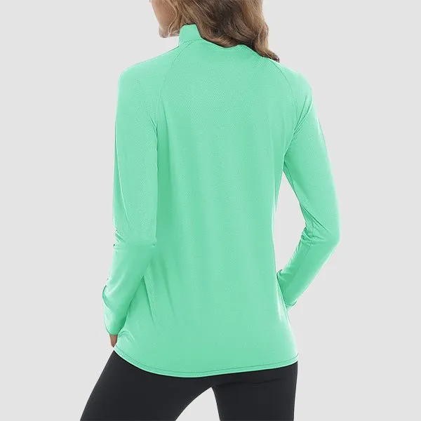 Women's Sun Protection Tennis Jacket Lightweight UPF50  Long Sleeve Shirts