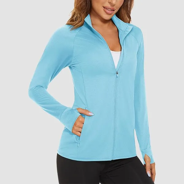 Women's Sun Protection Tennis Jacket Lightweight UPF50  Long Sleeve Shirts