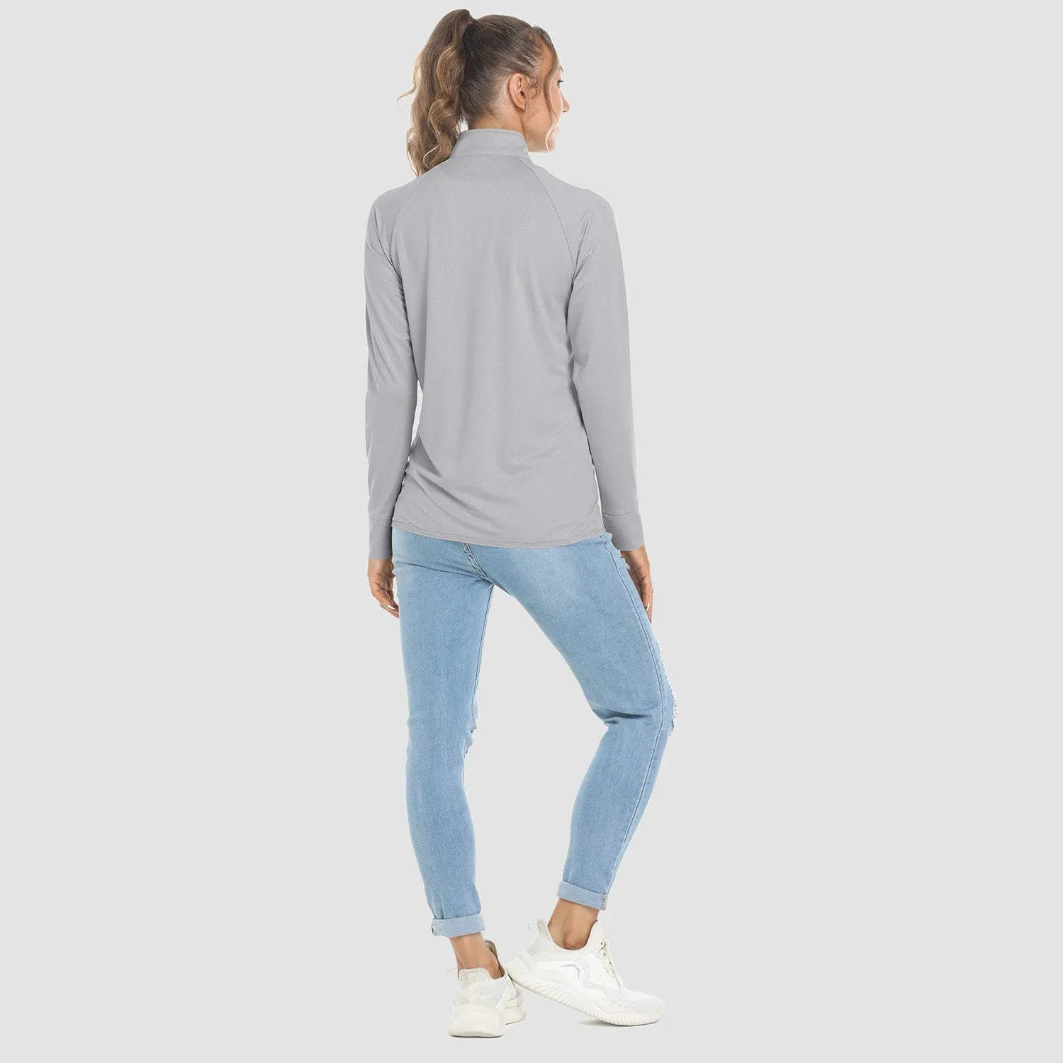 Women's Sun Protection Tennis Jacket Lightweight UPF50  Long Sleeve Shirts