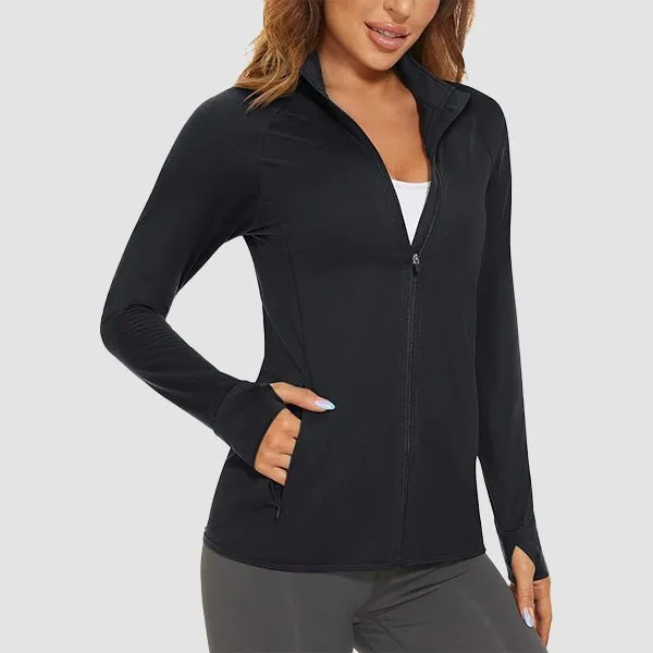 Women's Sun Protection Tennis Jacket Lightweight UPF50  Long Sleeve Shirts