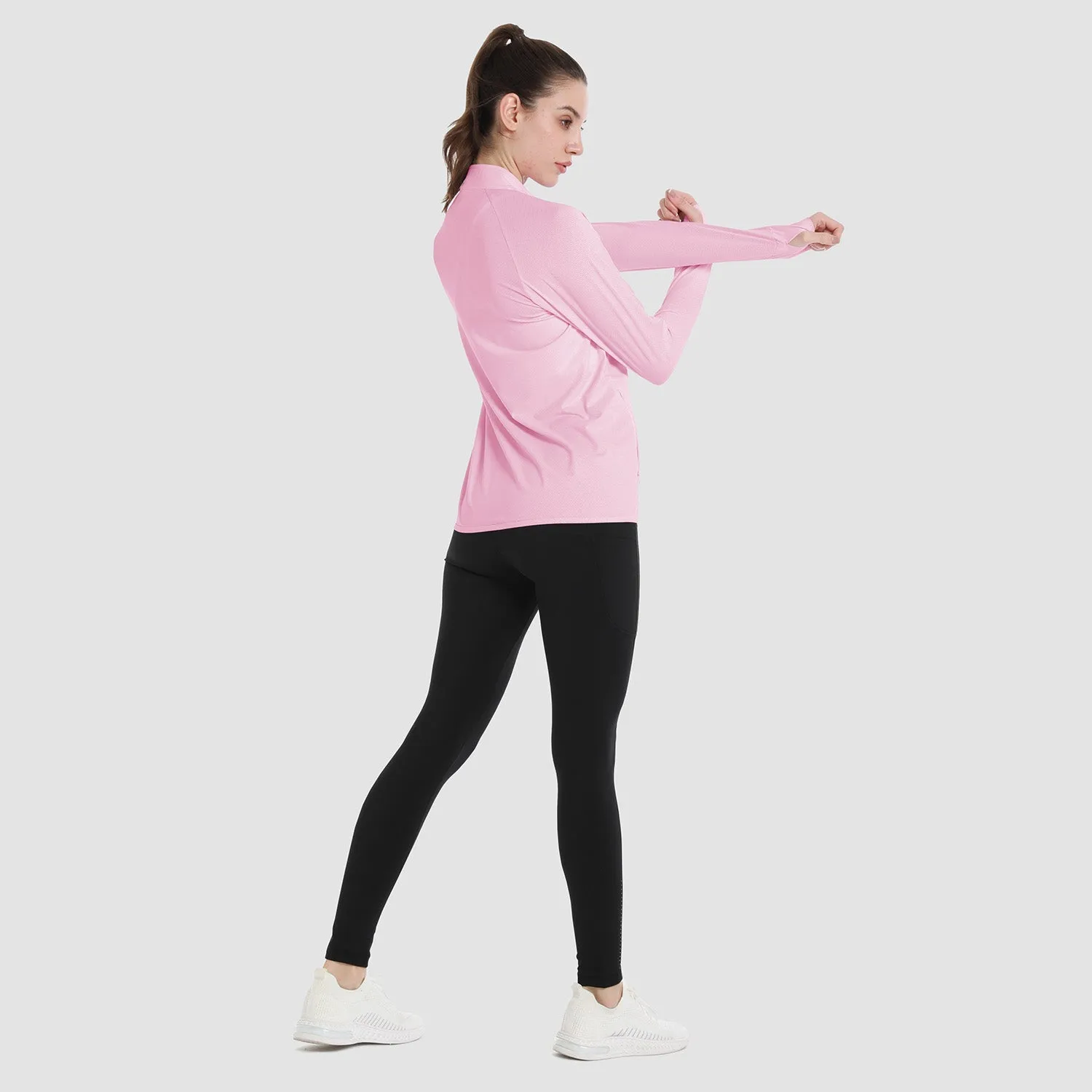 Women's Sun Protection Tennis Jacket Lightweight UPF50  Long Sleeve Shirts