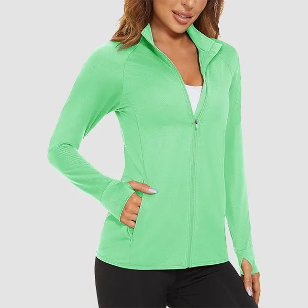 Women's Sun Protection Tennis Jacket Lightweight UPF50  Long Sleeve Shirts