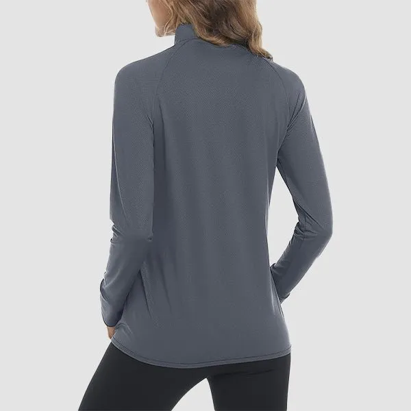 Women's Sun Protection Tennis Jacket Lightweight UPF50  Long Sleeve Shirts