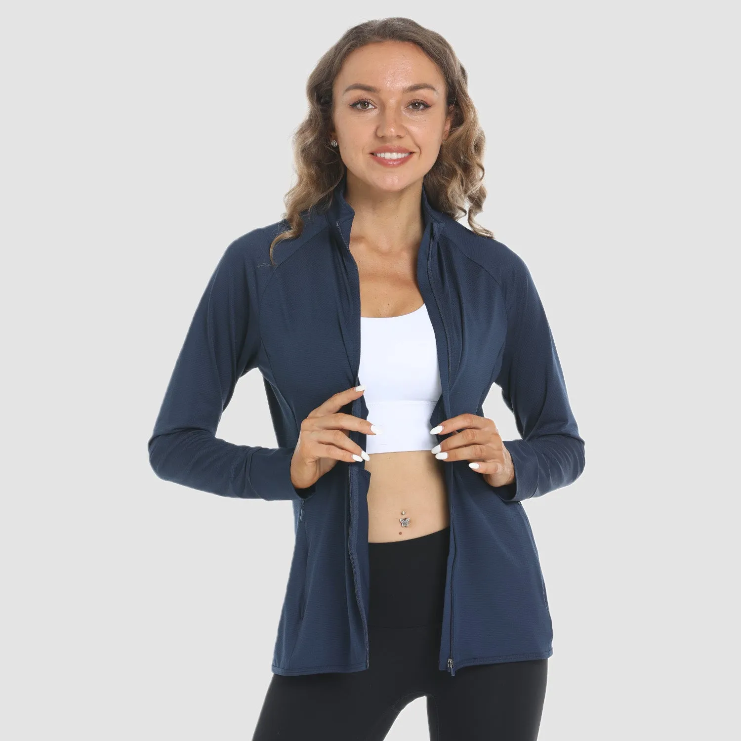 Women's Sun Protection Tennis Jacket Lightweight UPF50  Long Sleeve Shirts