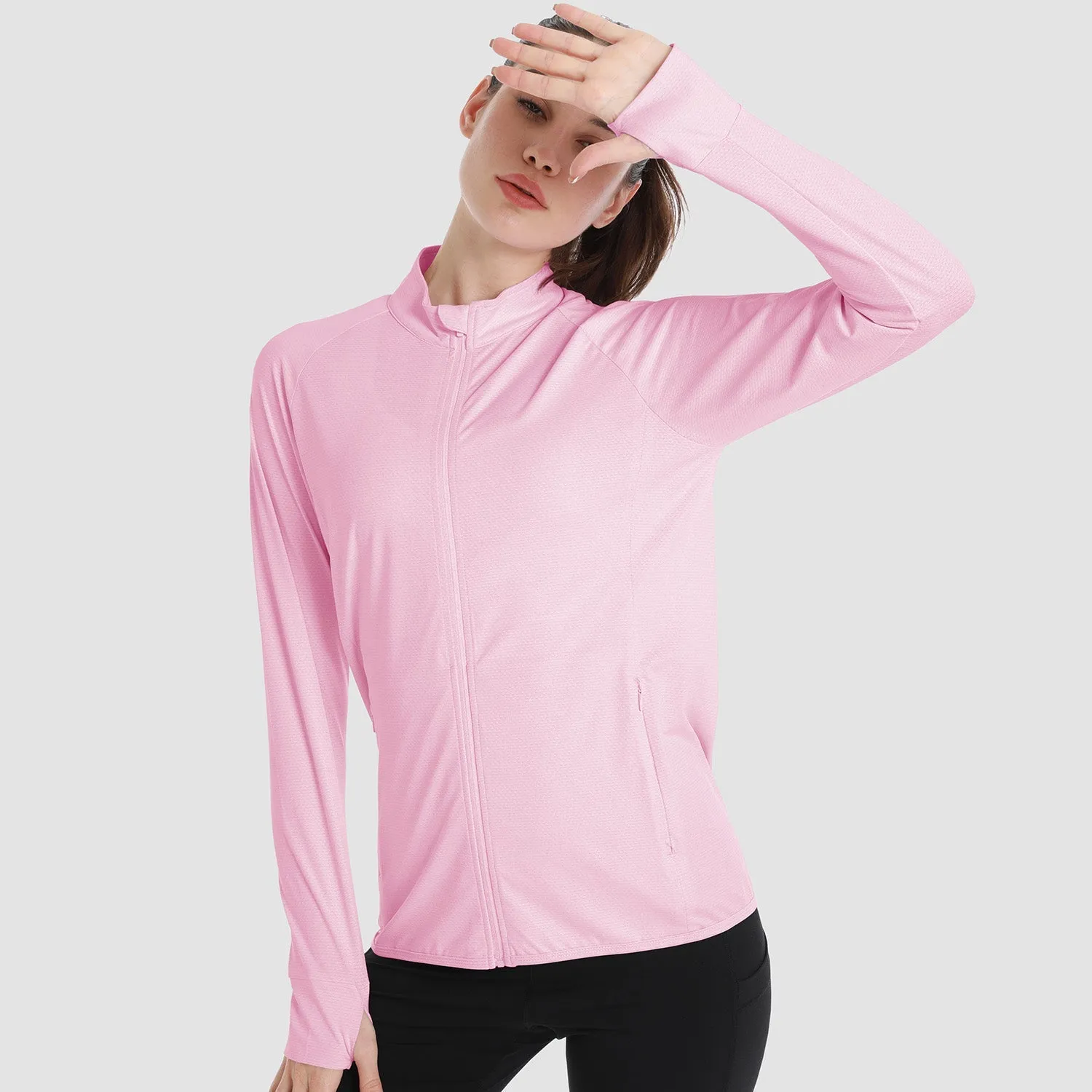 Women's Sun Protection Tennis Jacket Lightweight UPF50  Long Sleeve Shirts