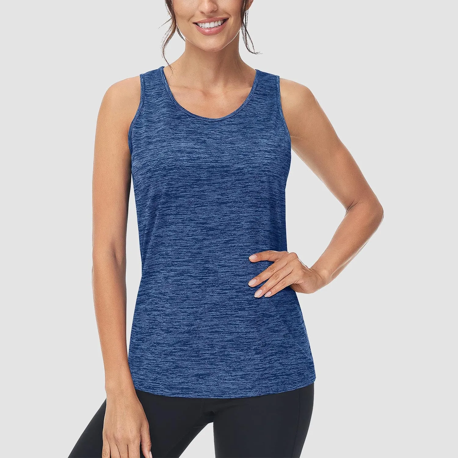 Women's Workout Tank Tops Quick Dry Sleeveless Running Athletic Lands End Sun Protection Shirts Moisture Wicking Top