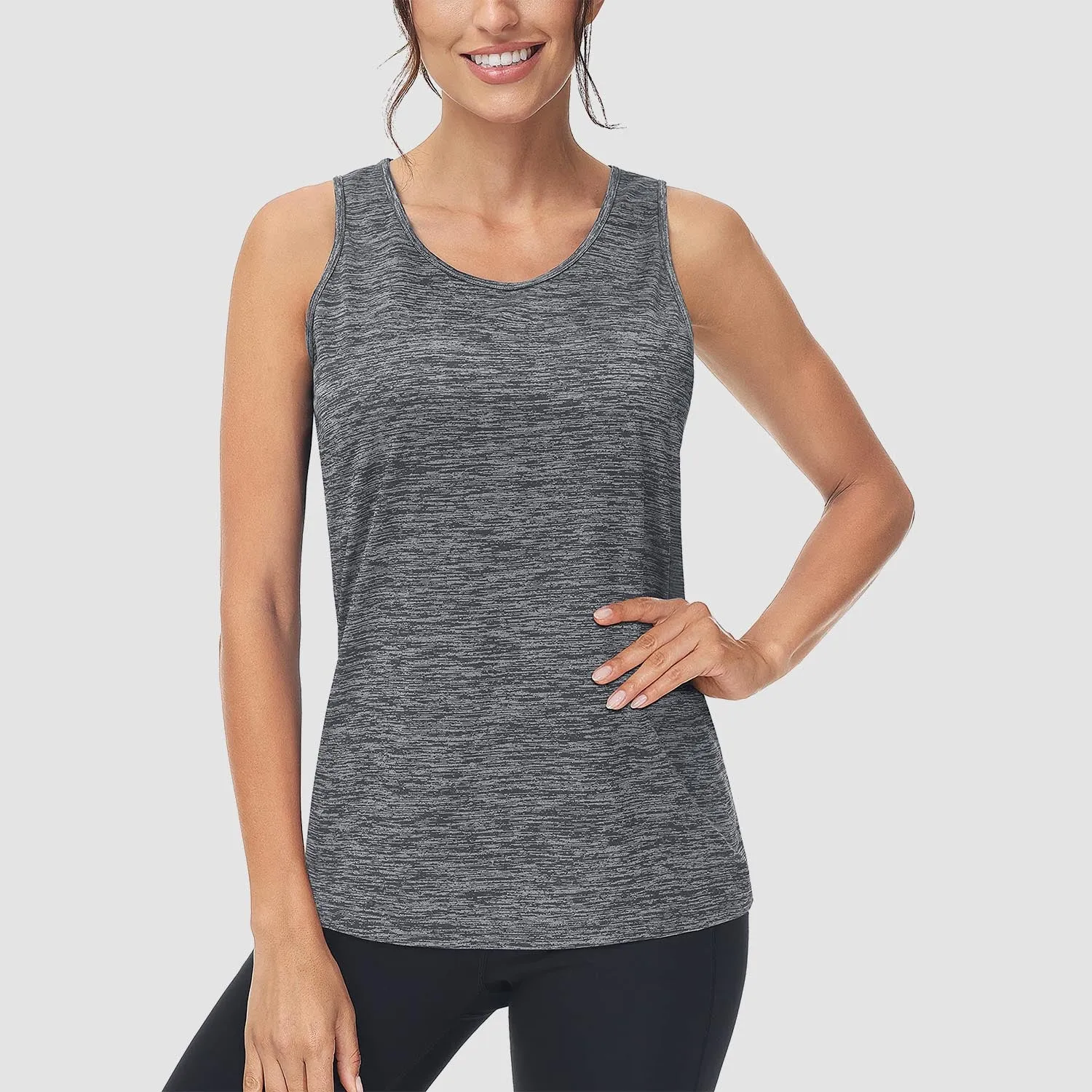 Women's Workout Tank Tops Quick Dry Sleeveless Running Athletic Lands End Sun Protection Shirts Moisture Wicking Top