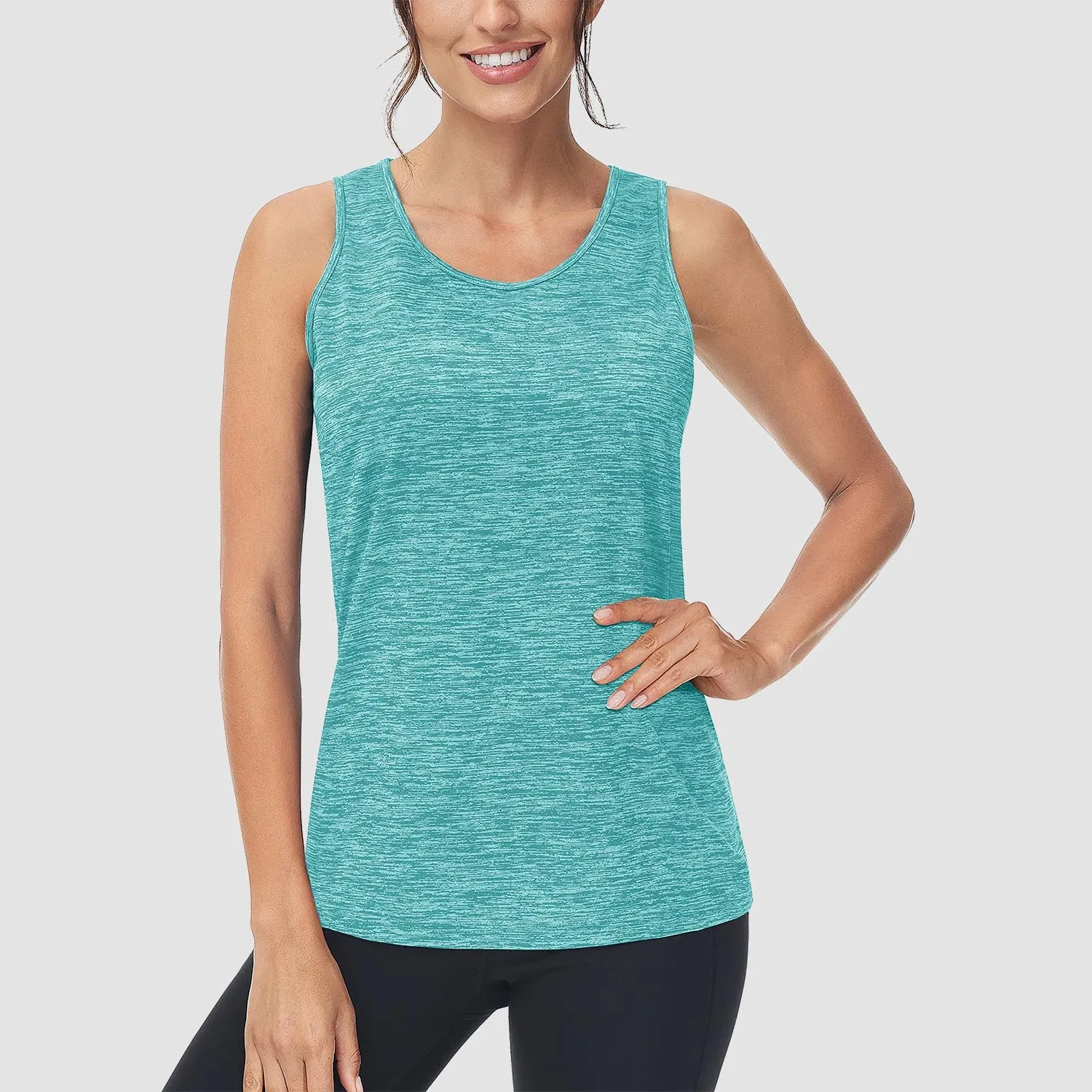 Women's Workout Tank Tops Quick Dry Sleeveless Running Athletic Lands End Sun Protection Shirts Moisture Wicking Top