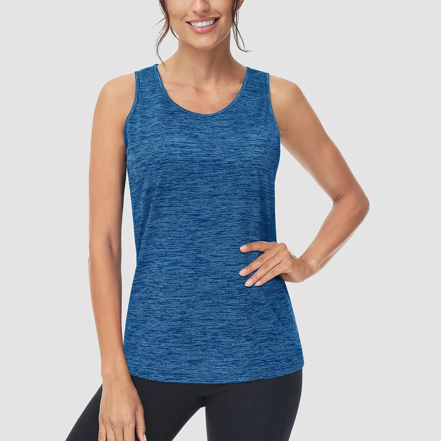 Women's Workout Tank Tops Quick Dry Sleeveless Running Athletic Lands End Sun Protection Shirts Moisture Wicking Top