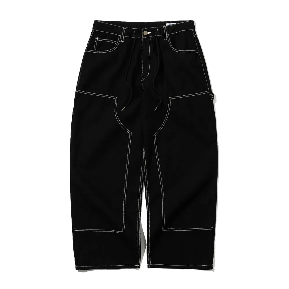 WORK WIDEFIT OXFORD PANTS BLACK