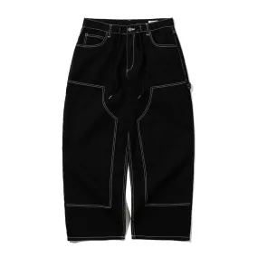 WORK WIDEFIT OXFORD PANTS BLACK