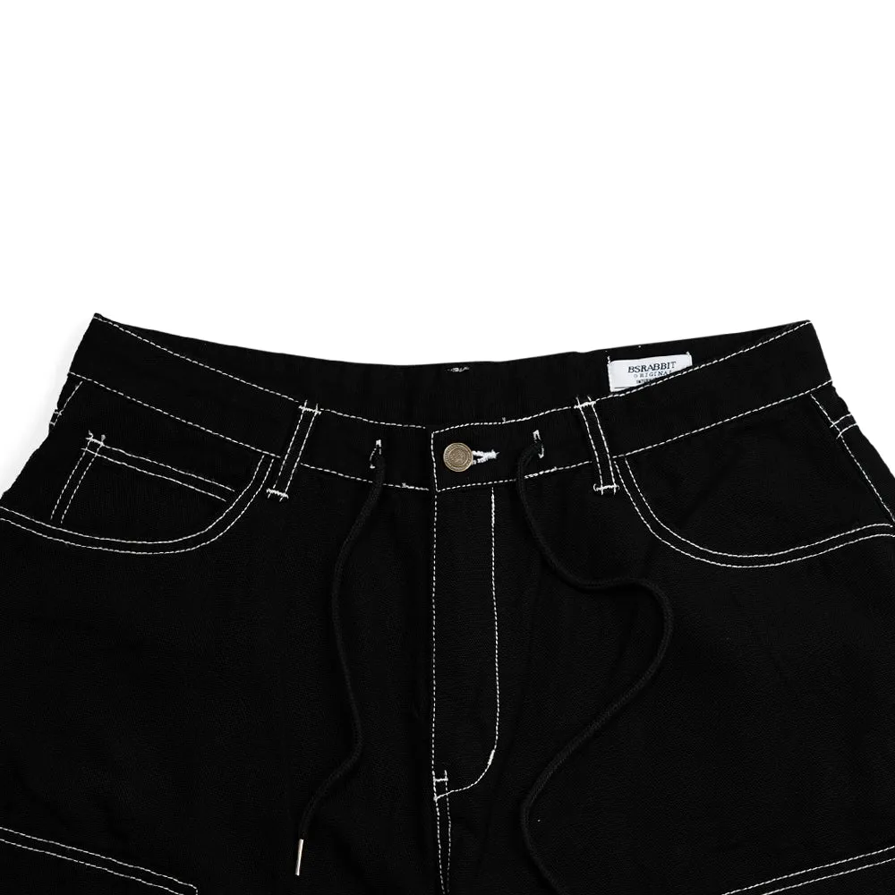 WORK WIDEFIT OXFORD PANTS BLACK