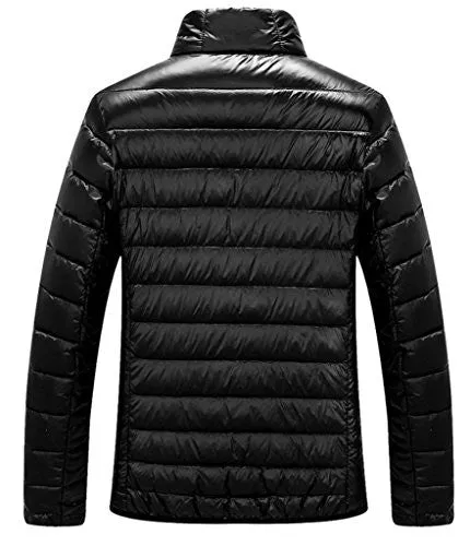 Z-SHOW™ Men's Packable Down Puffer Jacket(Black),US M