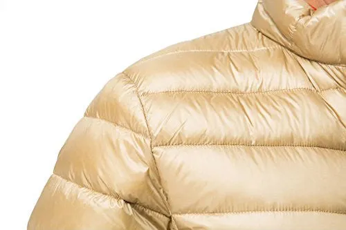 Z-SHOW™ Men's Packable Down Puffer Jacket(Khaki,US Size M Asian Size XXL)